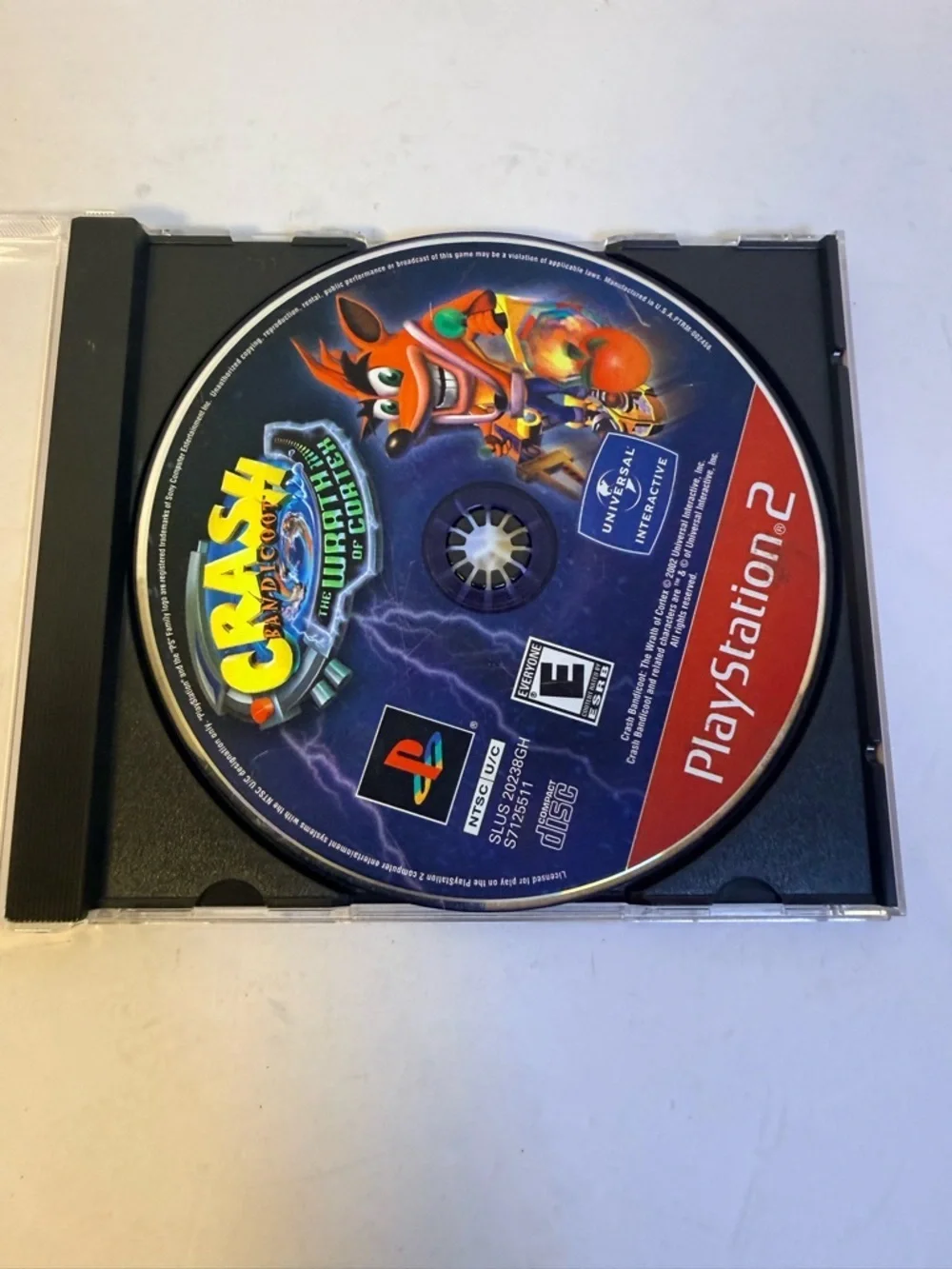 Sony Crash Bandicoot: The Wrath of Cortex Greatest Hits ..Disc Only